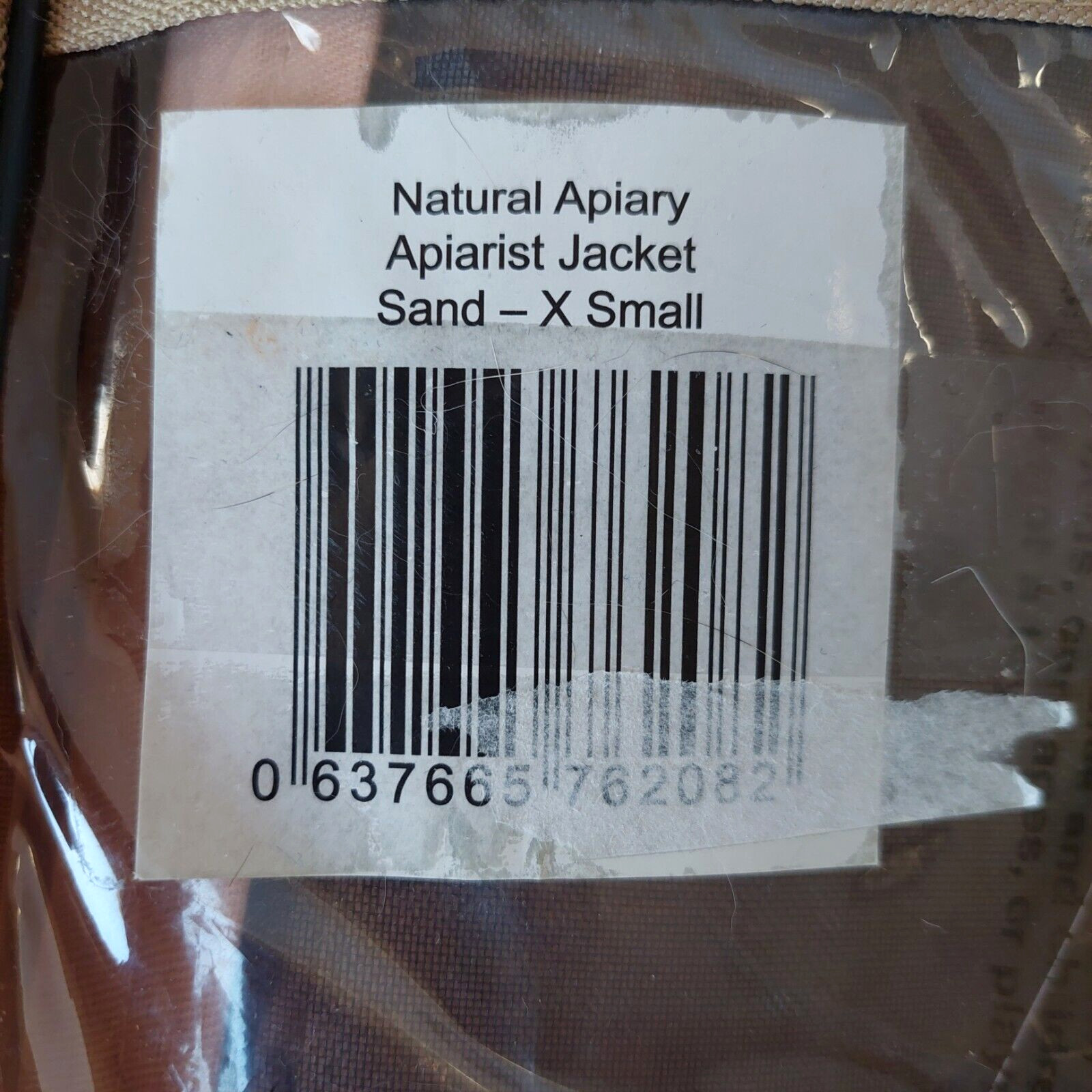 Natural Apiary Beekeeper Apiarist Jacket w/ Fencing Veil & Carrying Tote XSmall