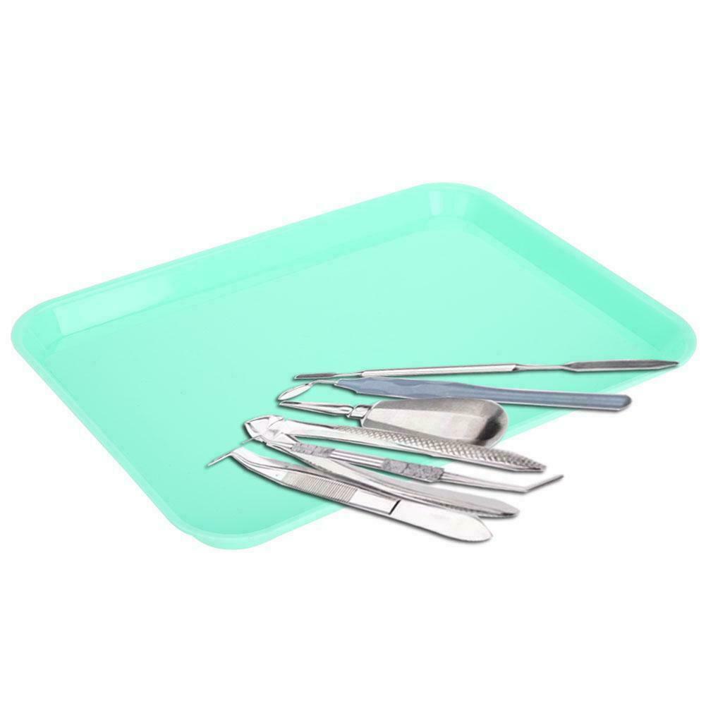 Dental Autoclavable 135°C Instrument Plastic Tray Size B 13.25″ x 9.75″ Green
