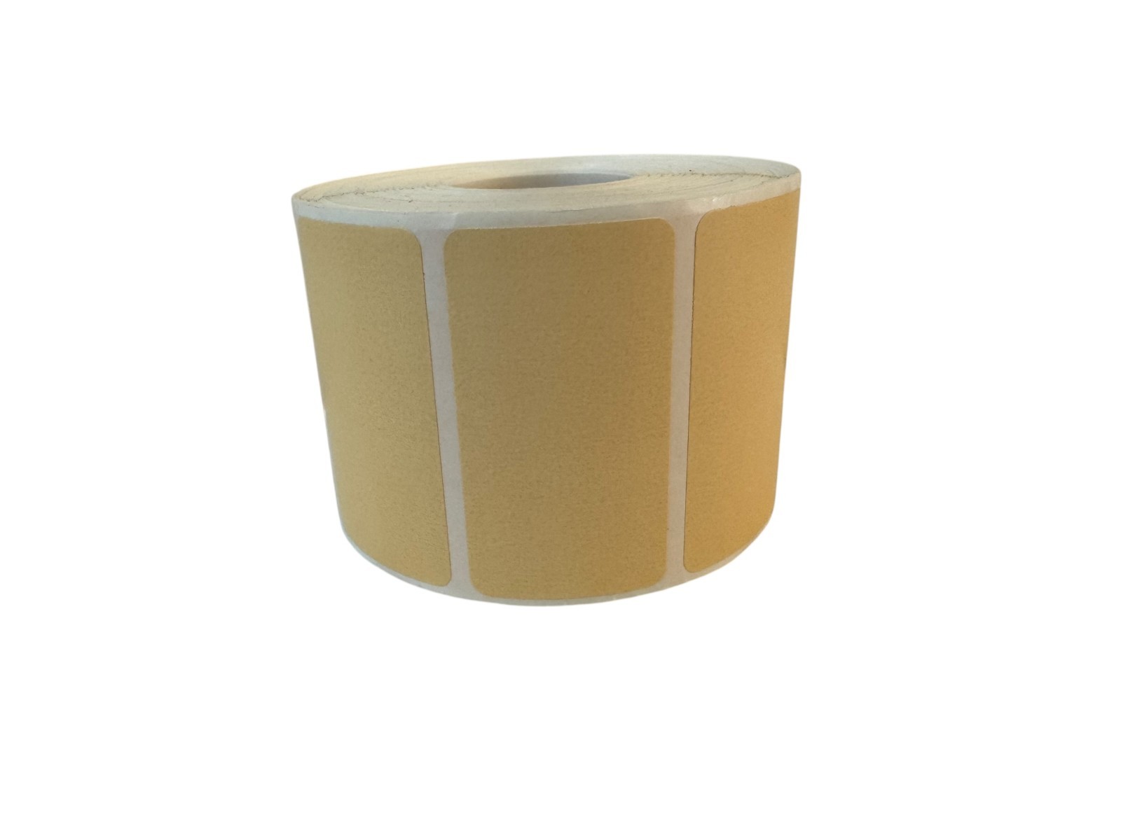 Direct Thermal Zebra Labels- 2.25×1.25 Tan Color 1000 labels per roll, 1-10 Rlls