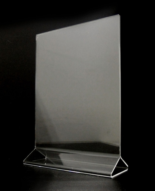 Dazzling Displays 10 Acrylic 5″ x 7″ Vertical Top Load Sign Holders