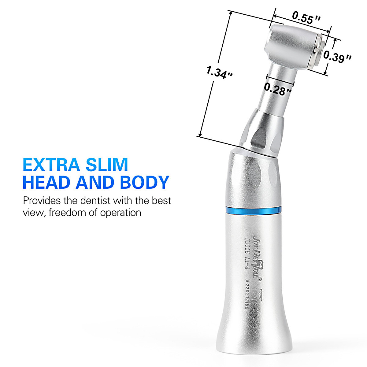 Joydental Dental Low Slow Speed Handpiece Contra Angle Push Button E-Type