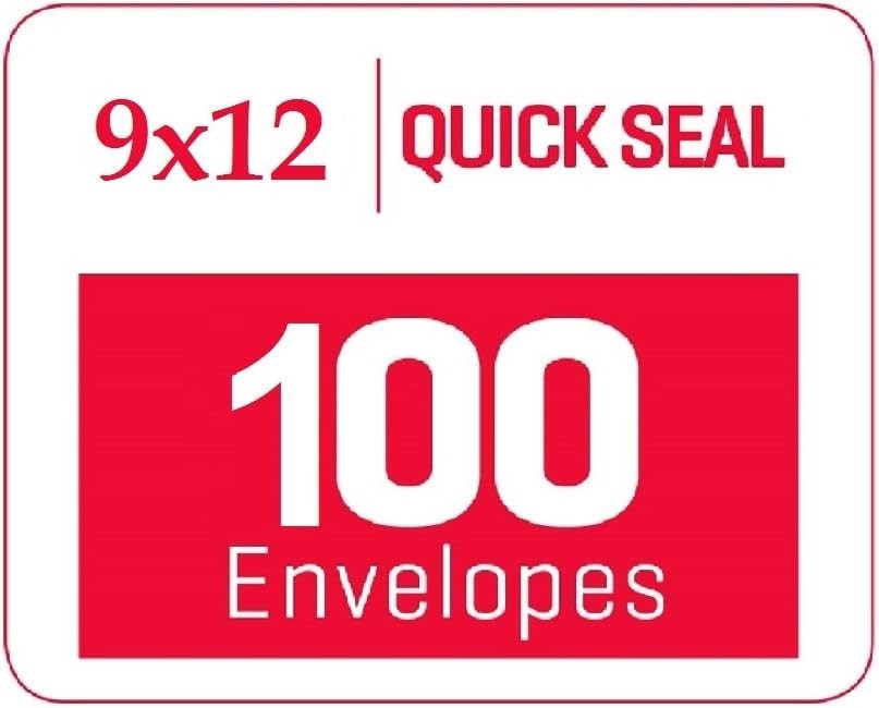 Ultra Strong 9×12 Catalog Envelopes – Security Tint, 100ct
