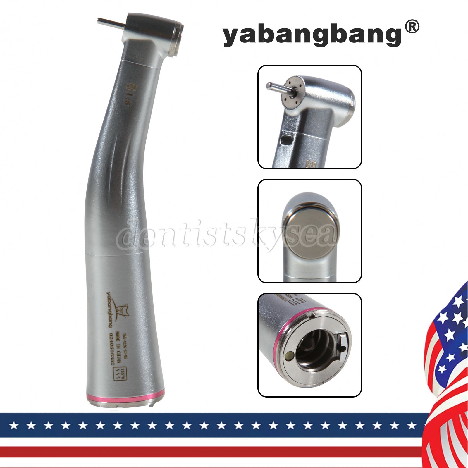 1:5 Contra Angle Optic LED / Fiber Optic Turbine/High Speed Handpiece YBM Dental