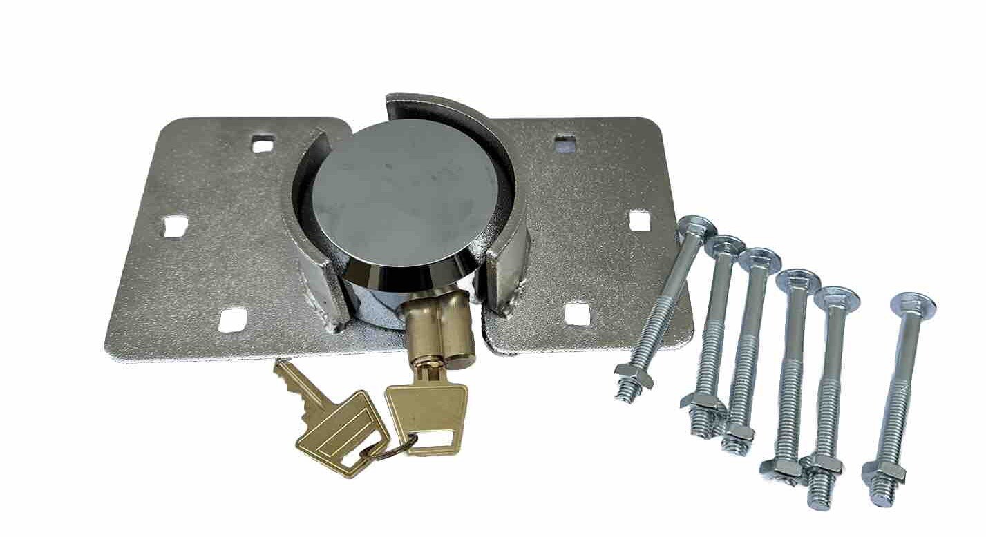 Puck Lock Solid Steel Hidden Shackle Lock & Hasp Solid For Anti-theft Safeguard
