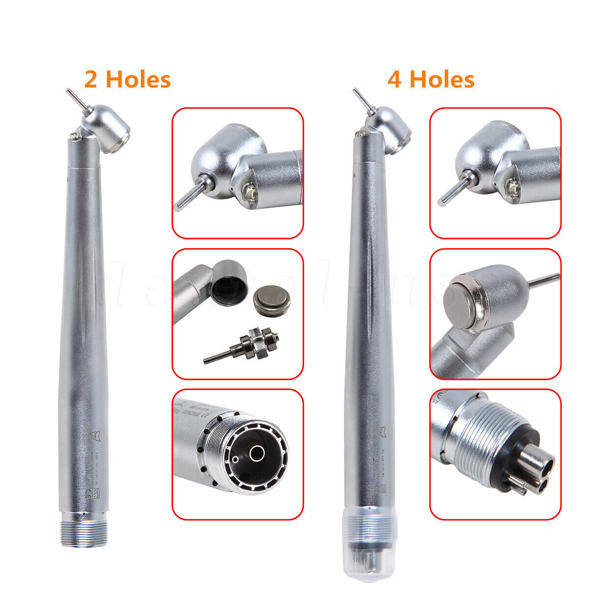 45°Angle Dental LED PANA MAX High Speed Handpiece Fit for NSK type Mini Turbine