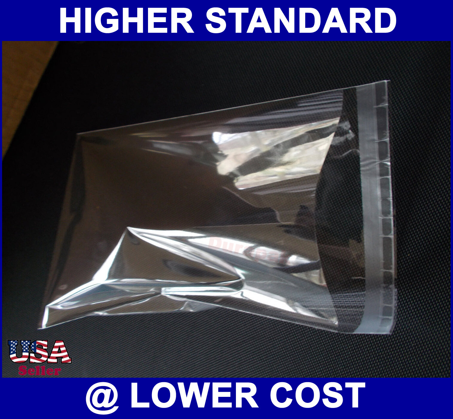 1000-5000~ Self Seal Adhesive Resealable Cello Bopp Crystal Clear Bags All Sizes