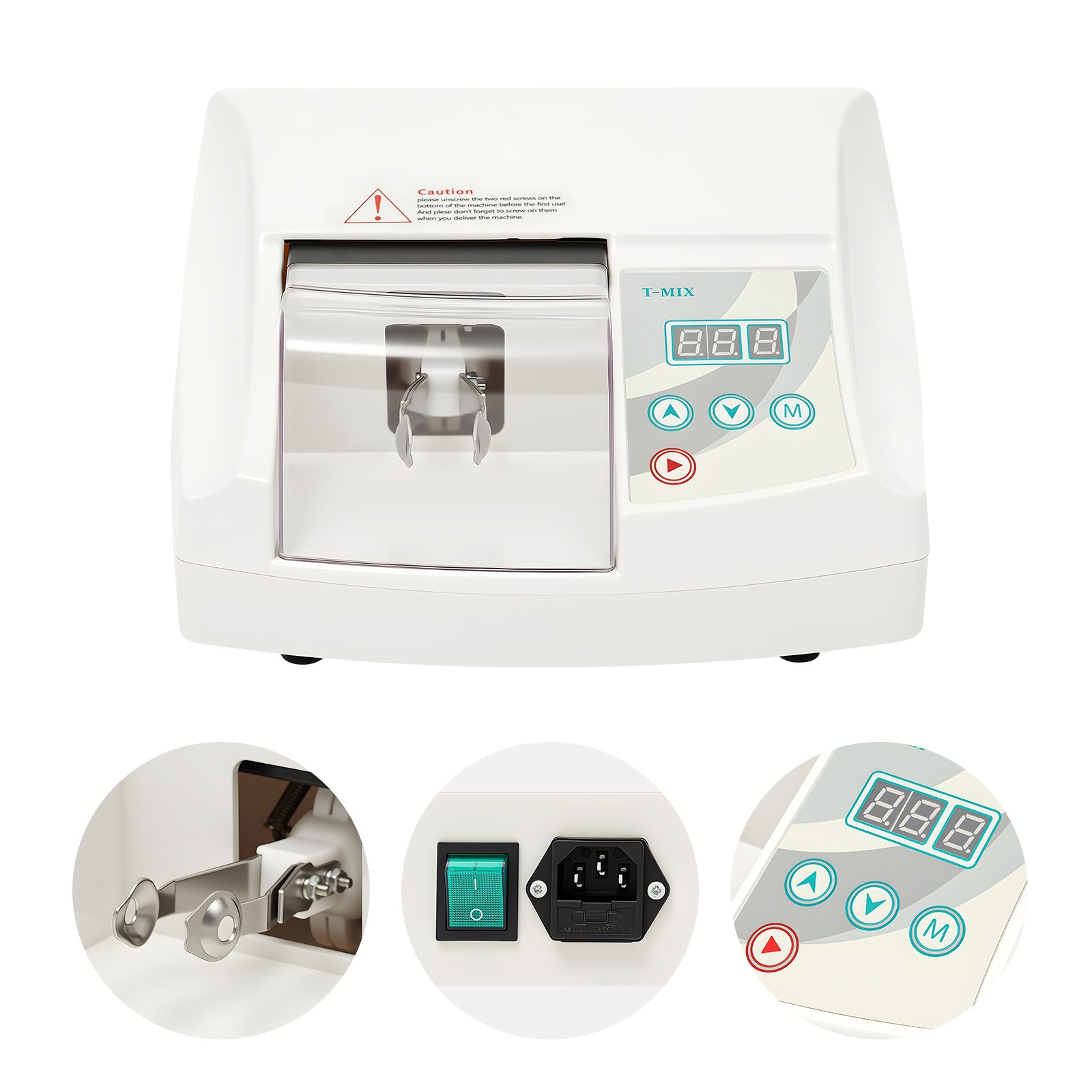 110v Dental Amalgamator Low Noise 65db Amalgam Mixer Machine For Dental Clinic