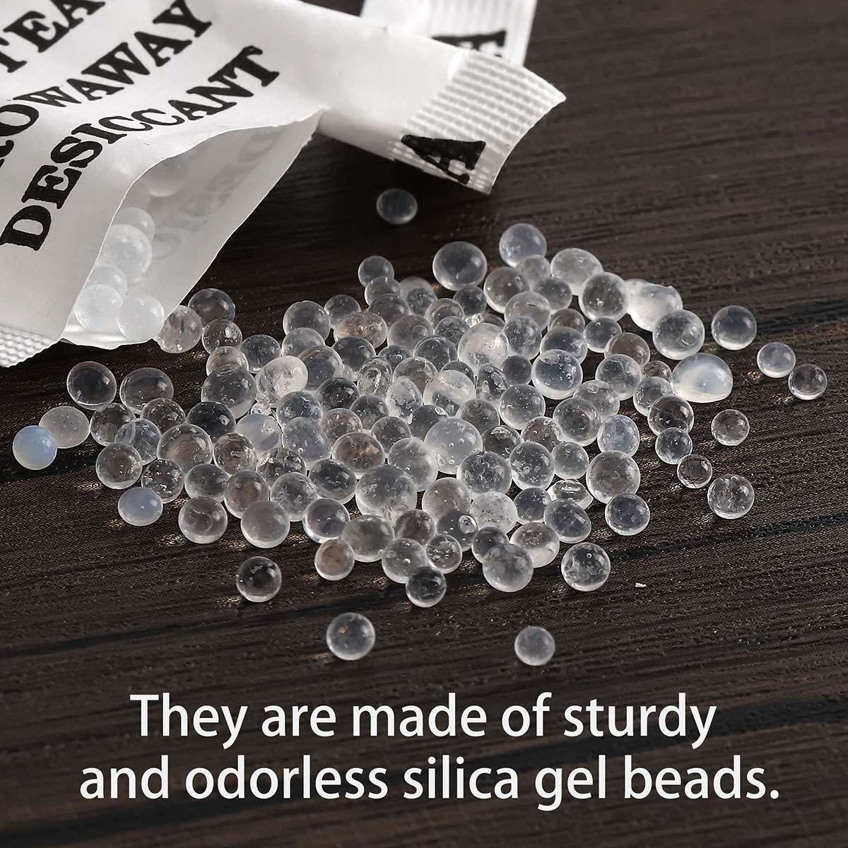 60Pcs 100Pcs 3g 5g Grams Silica Gel Desiccant Pack Moisture Absorber Reusable