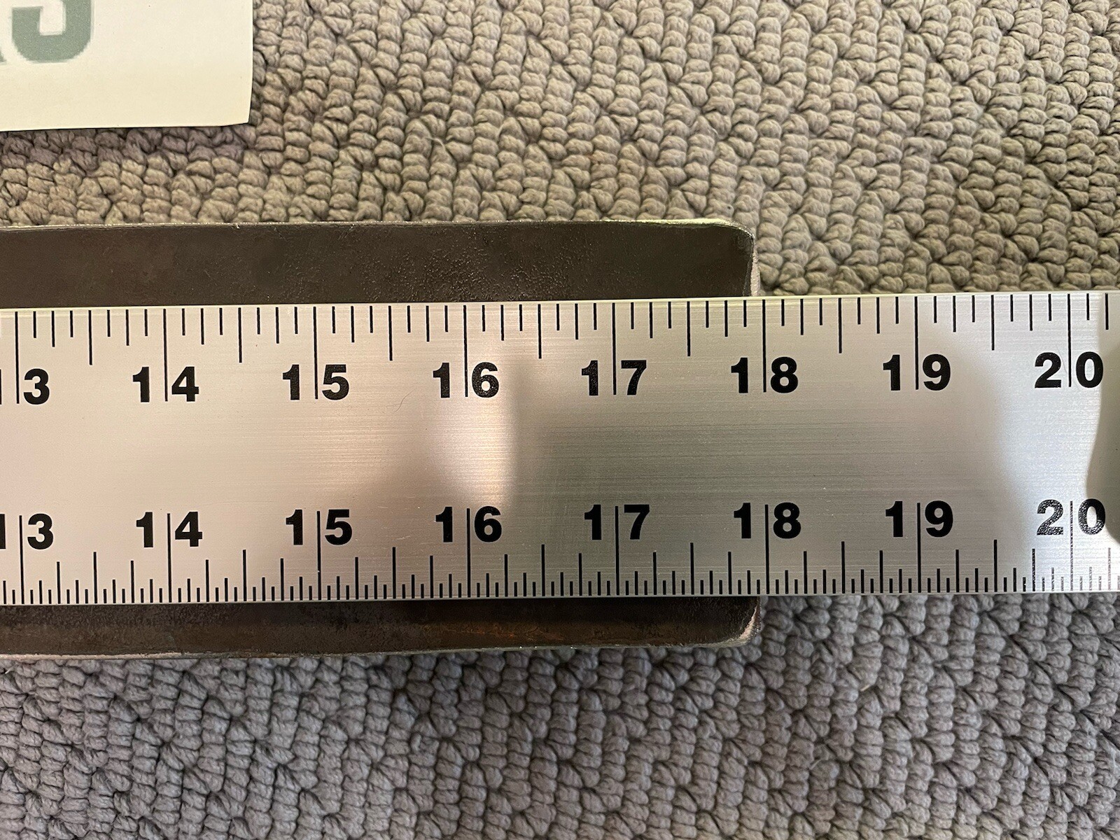 3/8x3x18 inch steel plate 3”x18” A36 Hot Roll Flat .375″ Thick
