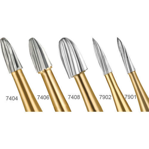 Dental Carbide Trimming & Finishing Burs FG7404/7406/7408/7901/7902/1957