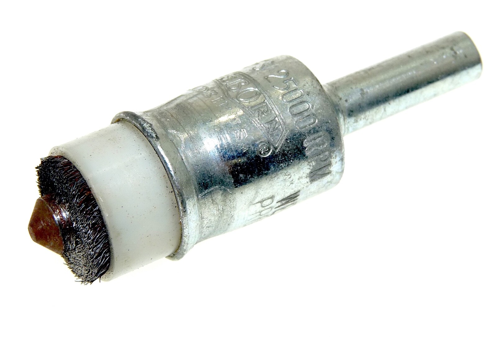 Osborn 30157 Stainless Pilot Bond Brush 94-S-22 1/2 OD 1/4 pilot .004 wire USA