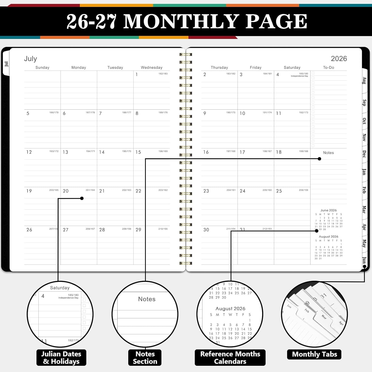 2027 Weekly and Monthly Planner, 2027 Organiser, Diary, Calendar, Daily,