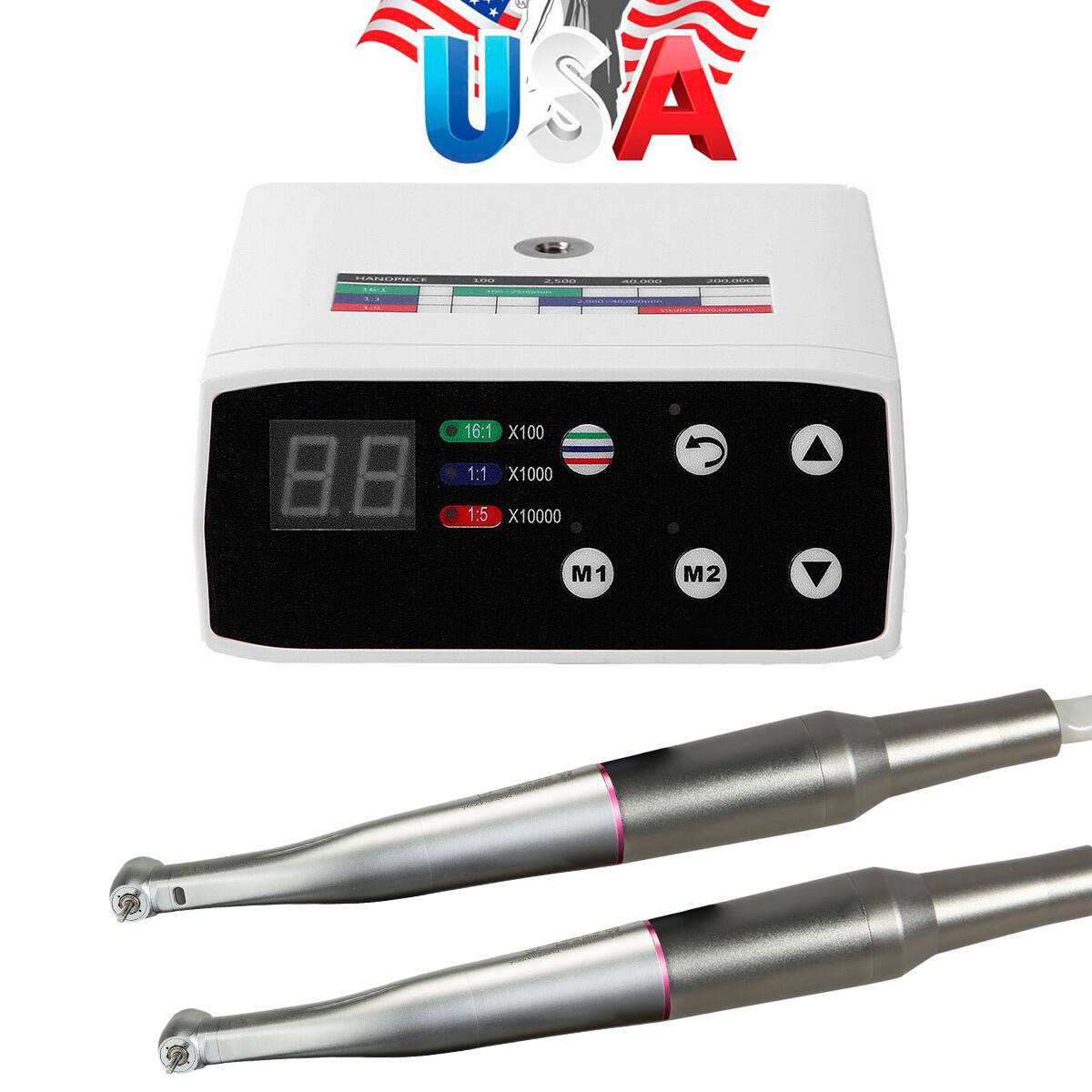 NSK Dental Electric LED Brushless Micro Motor/1:5 1:1 Increasing Handpiece
