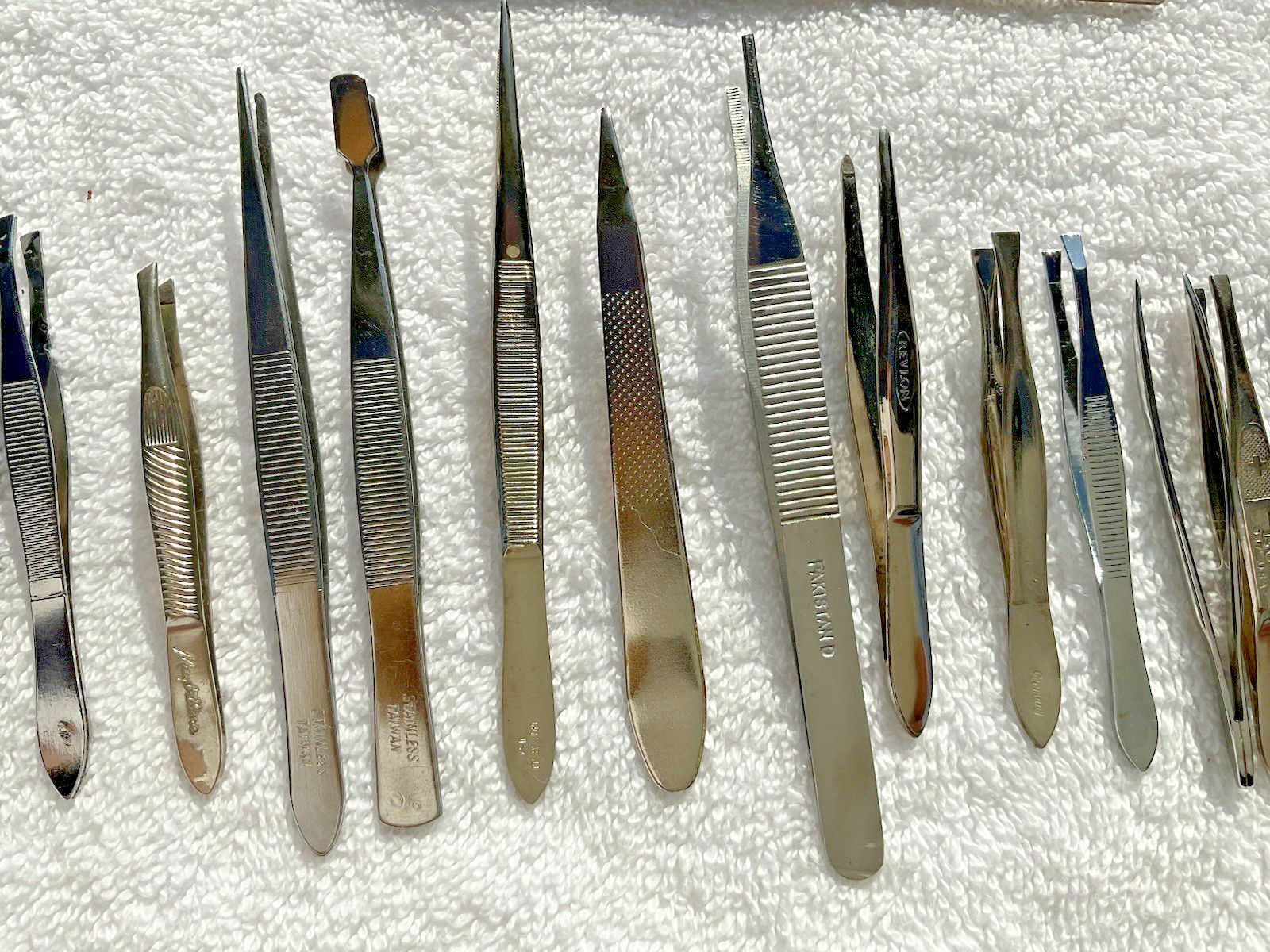 34 Lot of 34 Vintage Branded Dental Tools Picks Tweezers