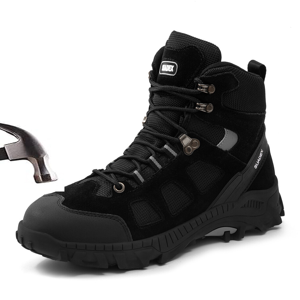 Unisex Adult Steel Toe Boots Indestructible Work Safety Construction Shoes US