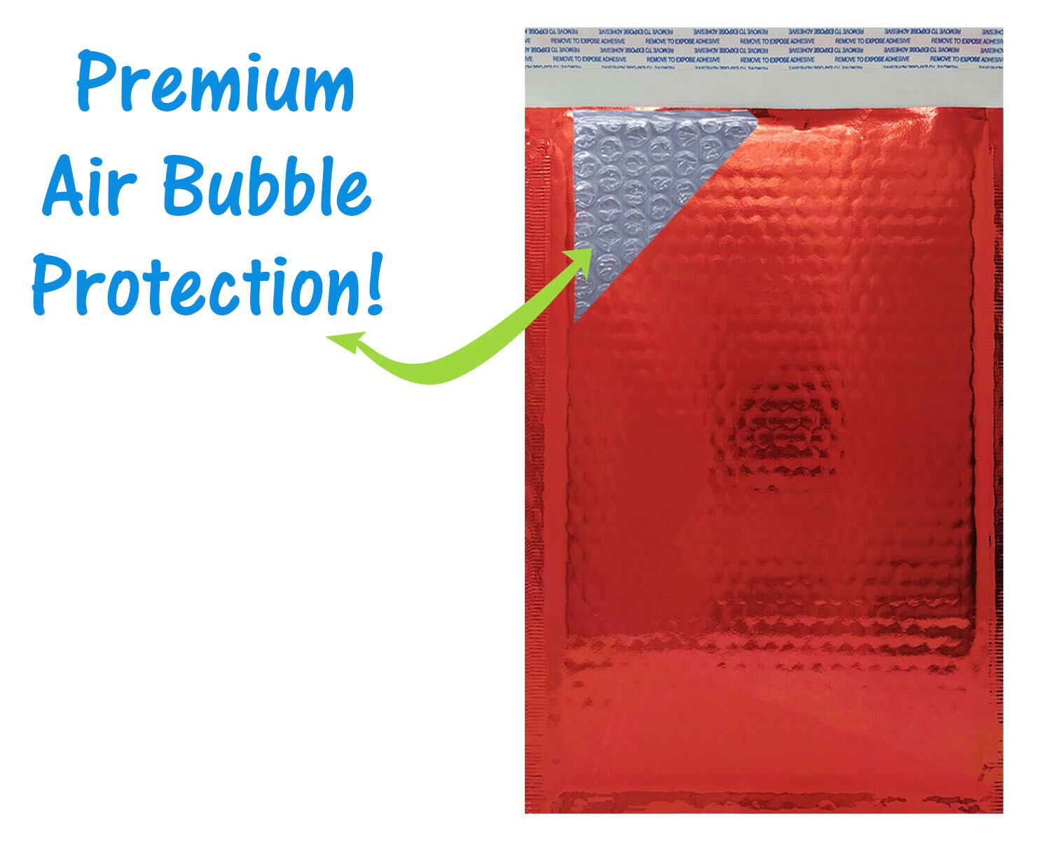 4×8″ Metallic Bubble Mailers Padded Shipping Poly Mailing Envelopes Combo Pack