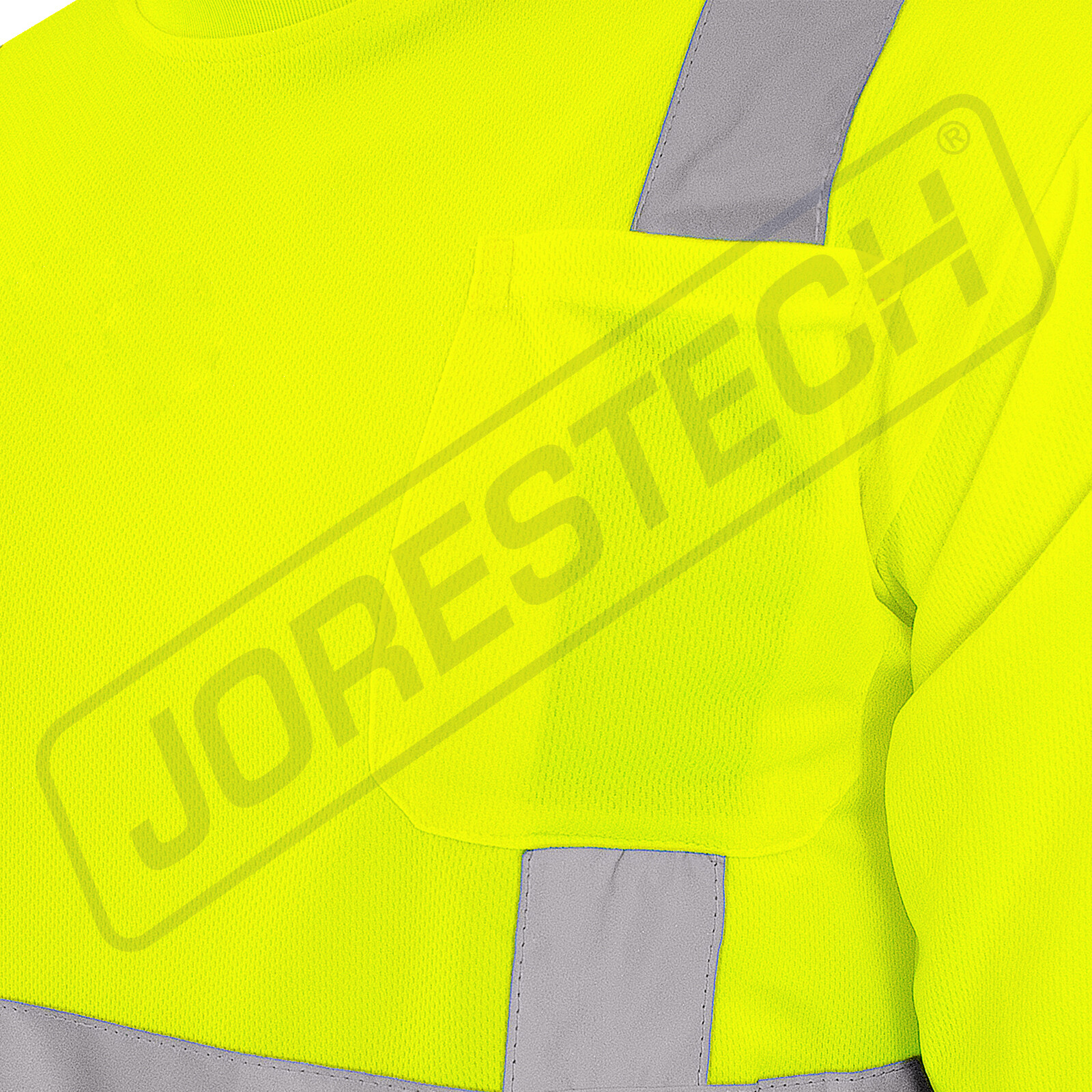 Printed Hi Vis T Shirt Reflective Safety Lime Short Sleeve HIGH VISIBILITY