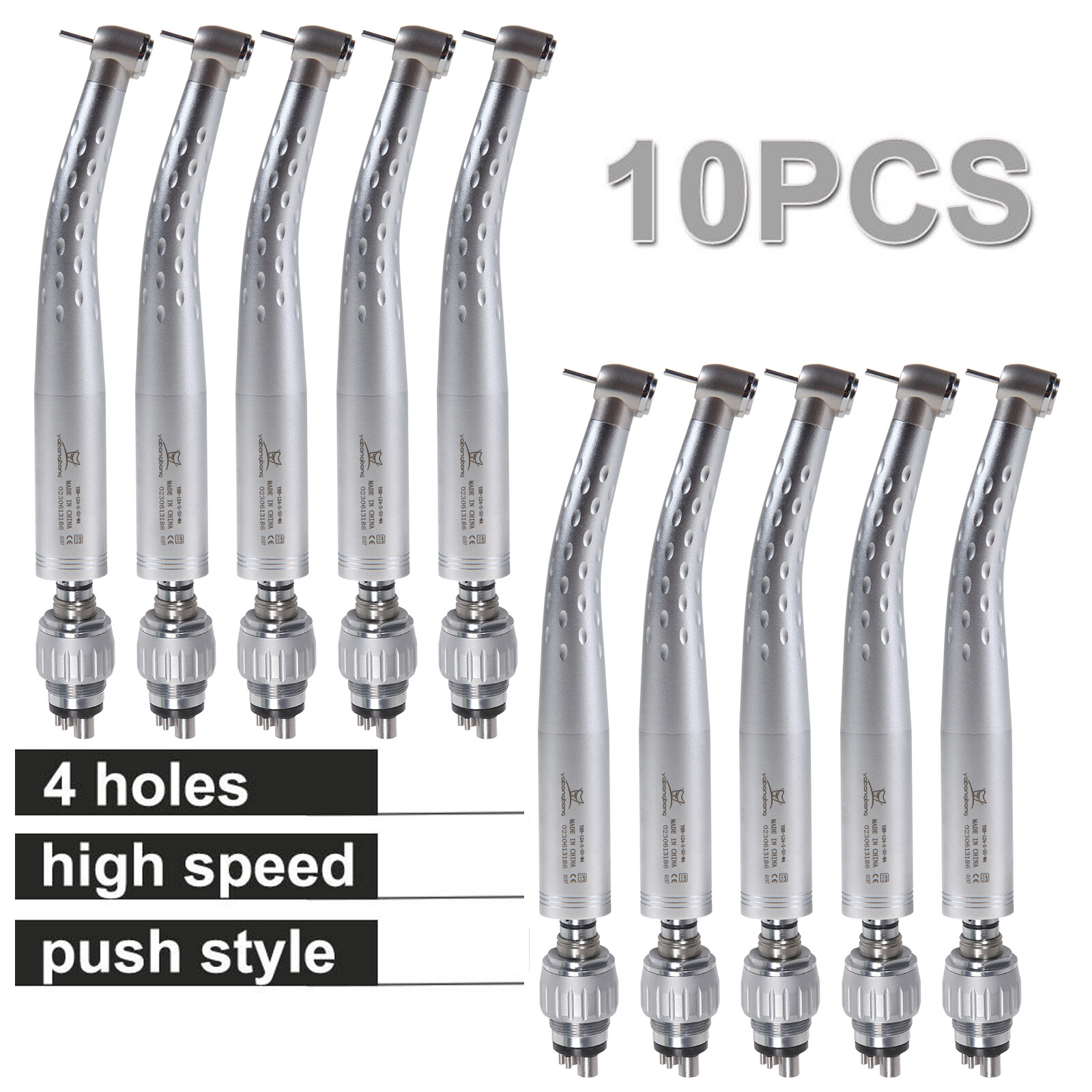 KAV Style Dental High Speed Handpiece with 4 Hole Quick Coupler 360° Swivel GB4