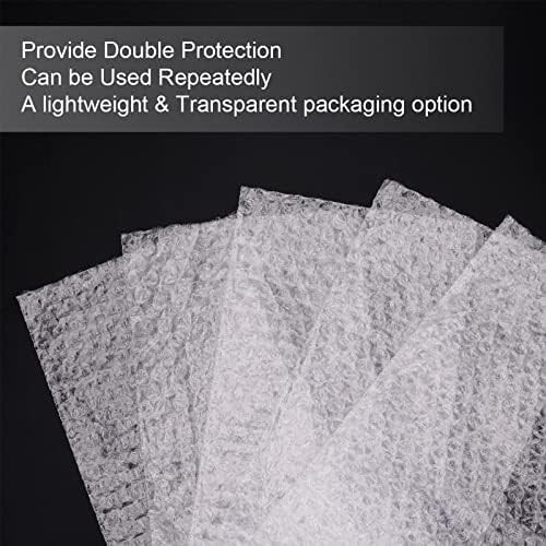 200 Pack 4×8 Clear Bubble Pouches Cushioning Bags for Mailing Shipping Packaging