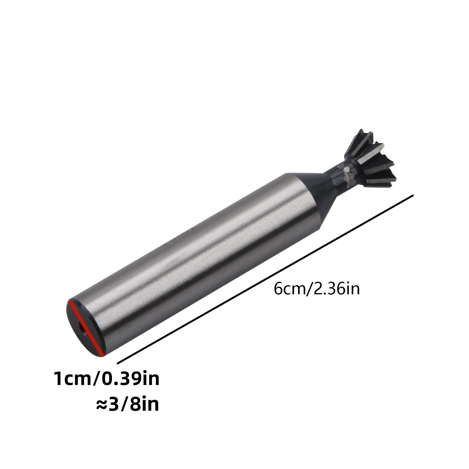 10mm 3/8 Inch 60 Degree Dovetail Cutter Bit exhibits excellent wear resistance