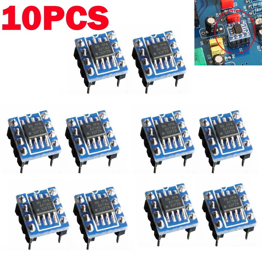 10PCS Dual to Mono Op amp module OPA627AU replace NE5532 Philippines Made TOP