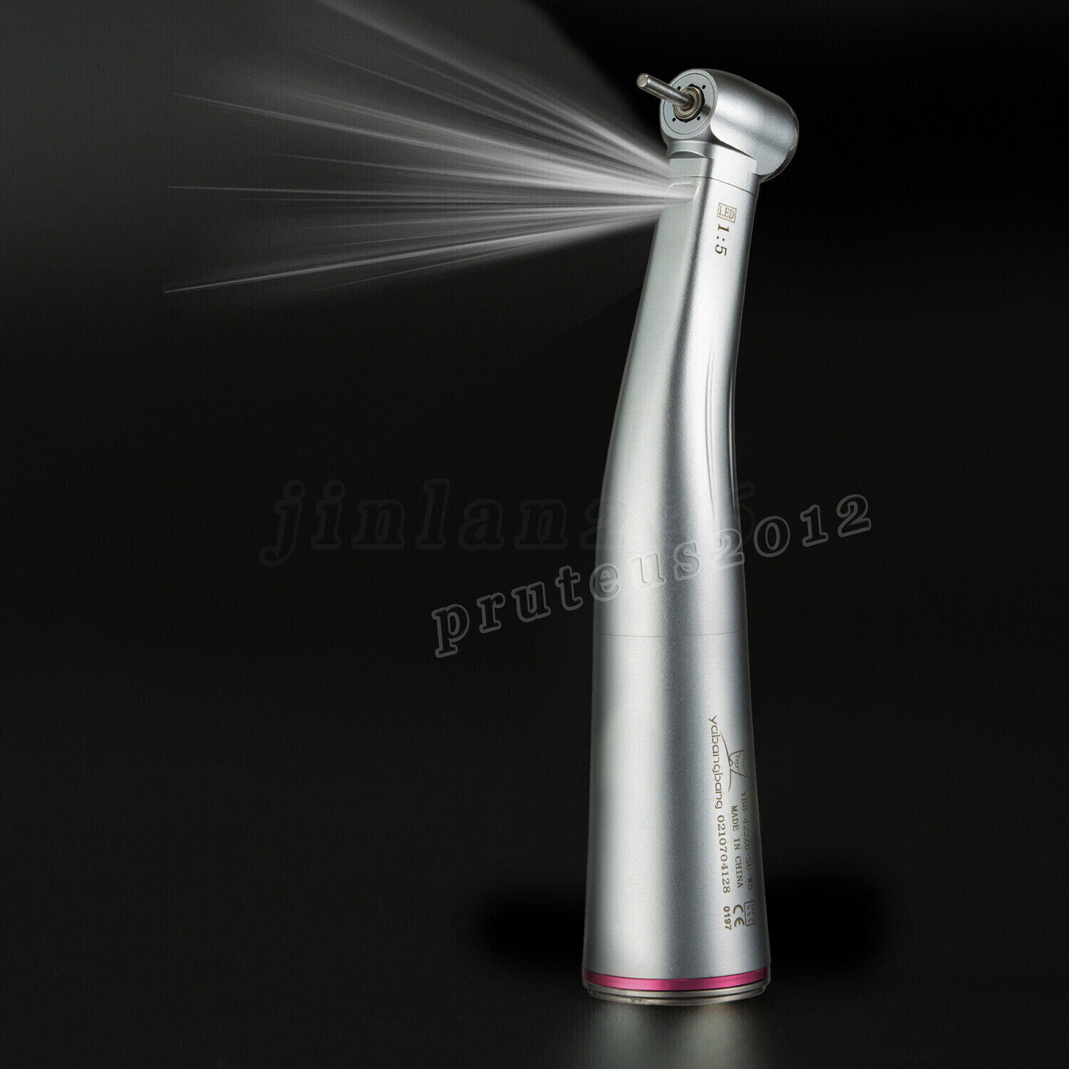NSK Ti-MAX X95L Estilo Dental 1:5 LED Contra Angulo Fibra Optica Anillo Rojo