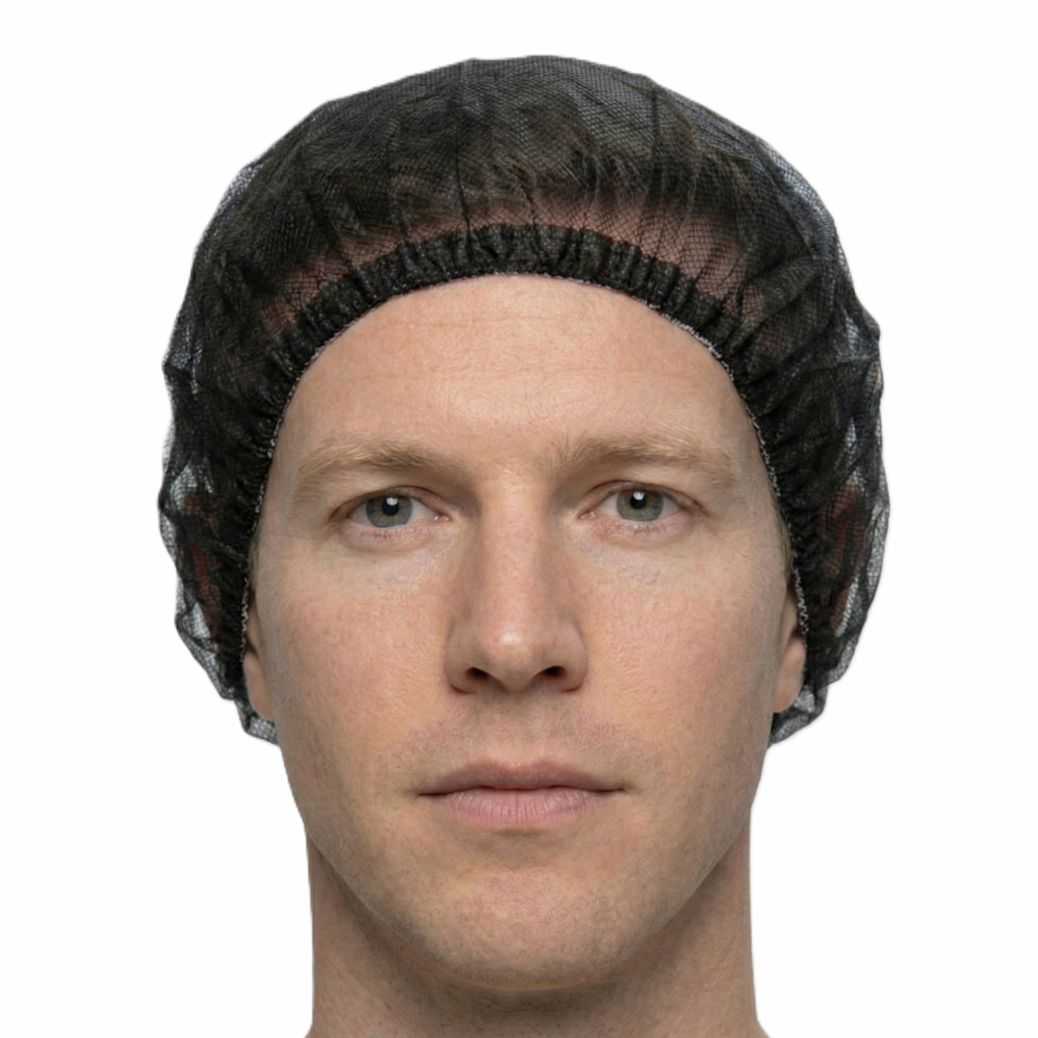 21″ Polypropylene Black Hair Mob Cap Latex Free, (1000 Pieces)