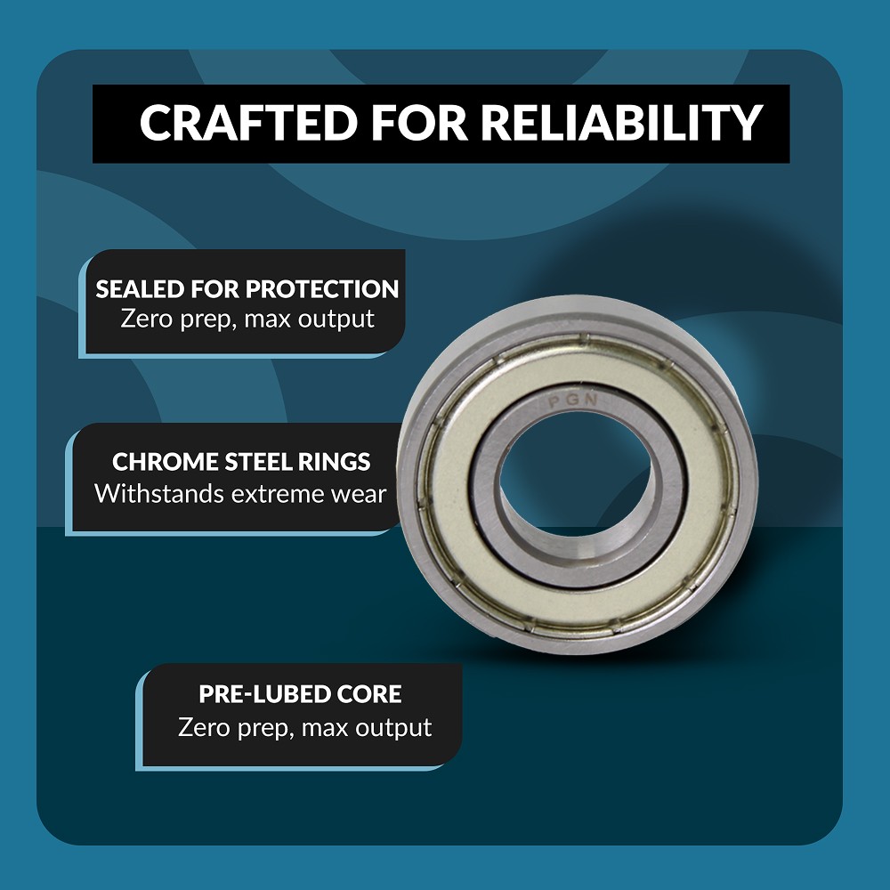 (2) 6203-ZZ Premium Metal Shield Ball Bearing C3 EMQ, 17x40x12, 6203 ZZ 6203z