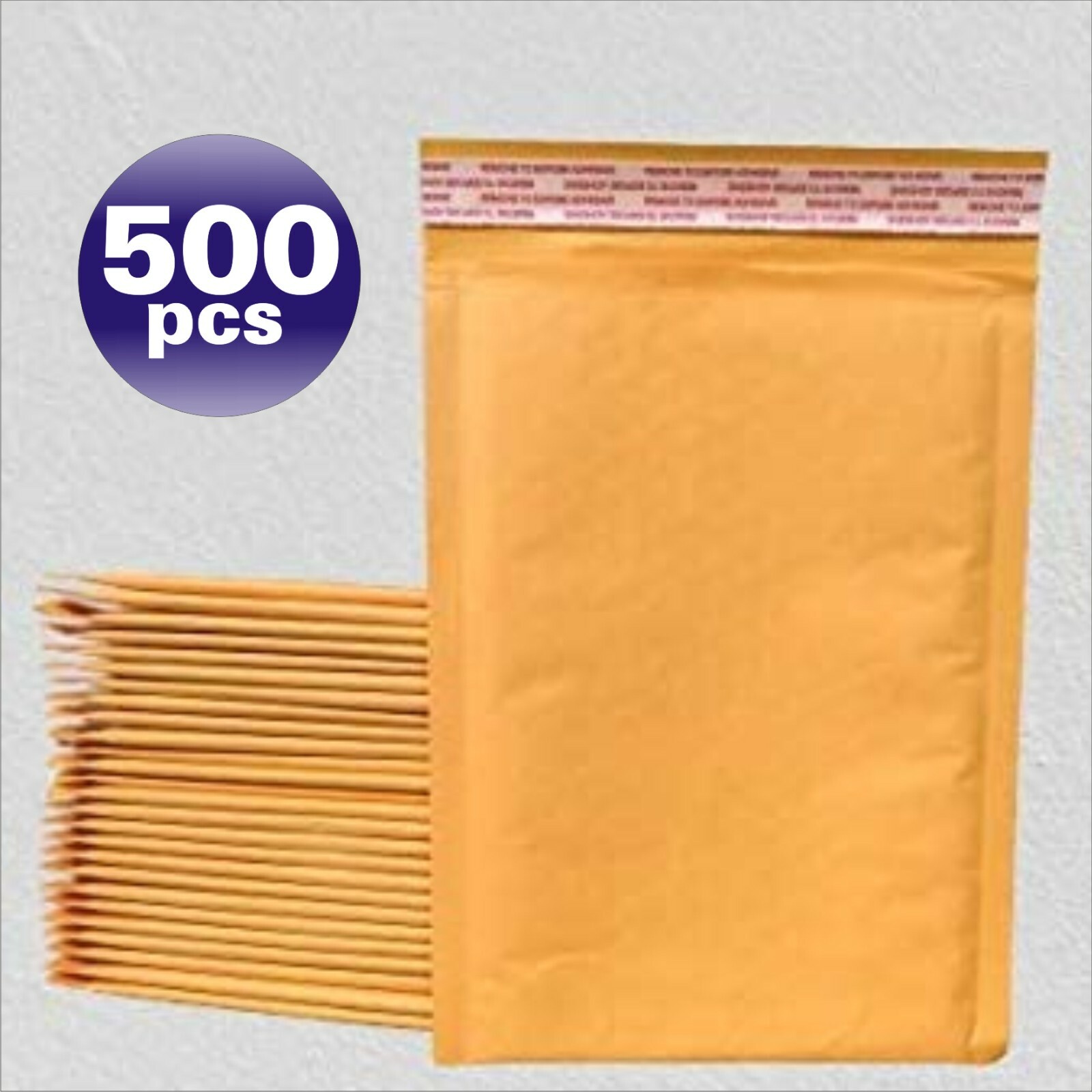 SuperPackage® 500 #000 4 X 7 Kraft Bubble Mailers Padded Envelopes