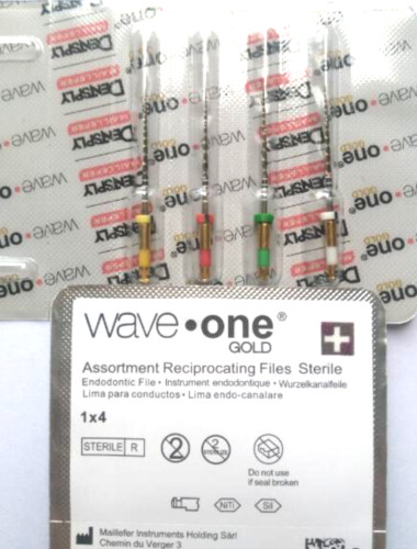 Waveone Gold Wave One Endodontic File Root Canal Dentsply 1 – 4pk