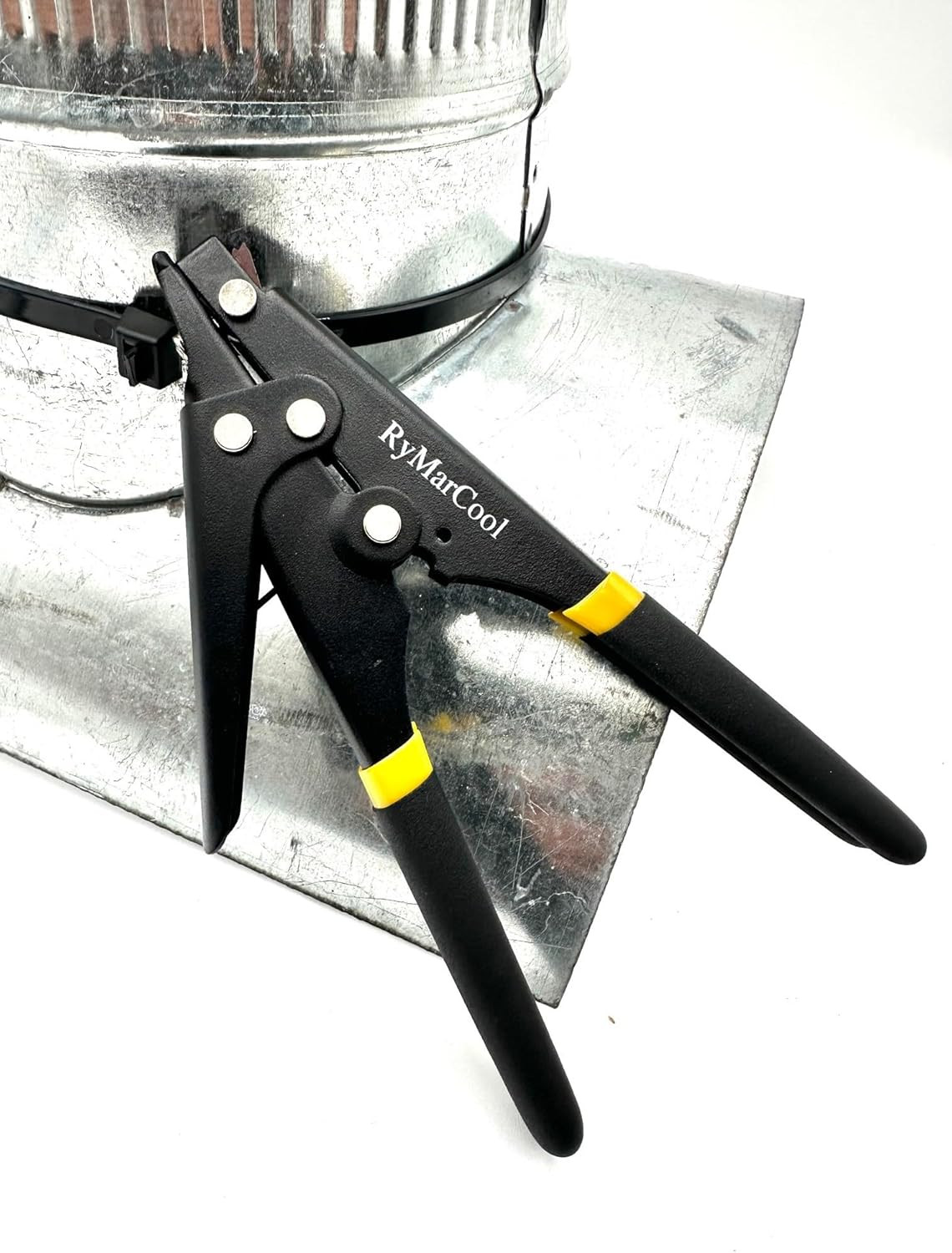 Cable Tie Tensioning Tool Durable Steel, Comfortable Handles, For HVAC and Trade