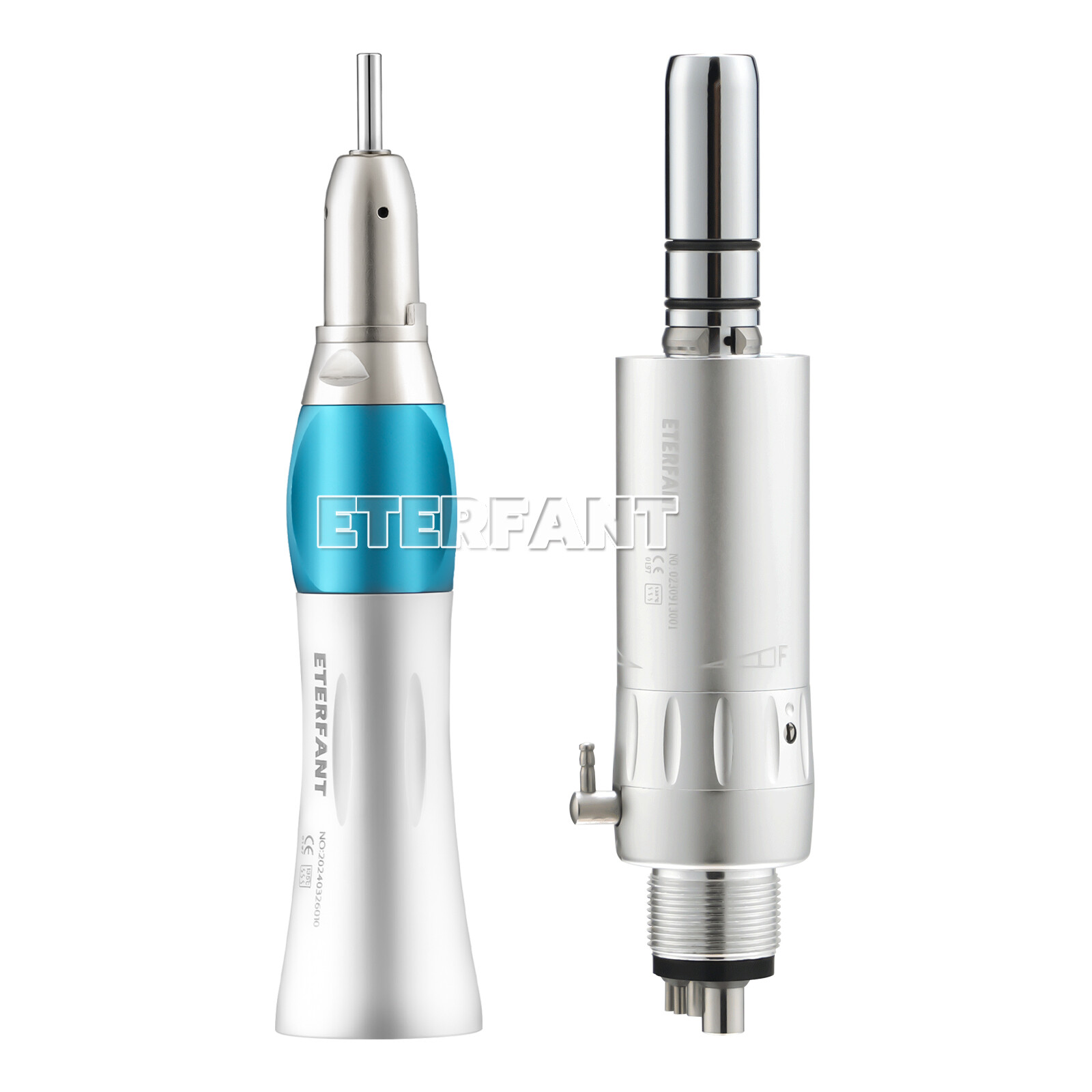 ETERANT Dental 1:1 Slow Low Speed Straight Handpiece/Air Motor Micromotor 4Hole