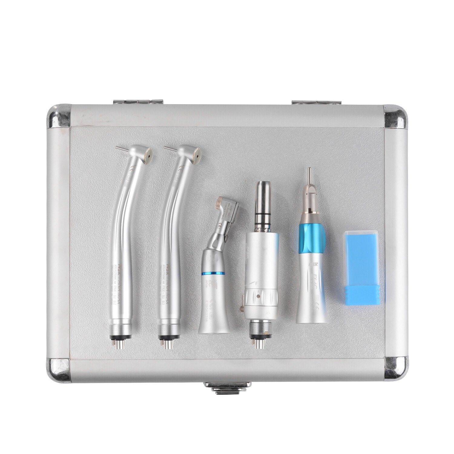 4H NSK Style Dental High Low Speed Handpiece Kit Wrench Type with Aluminum Box