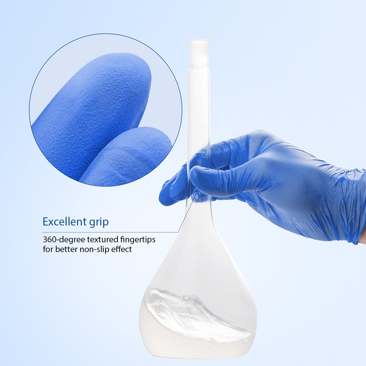 4 Mil BLUE Nitrile Exam Gloves S/M/L/XL Latex-Free Medical Grade EXP-26+