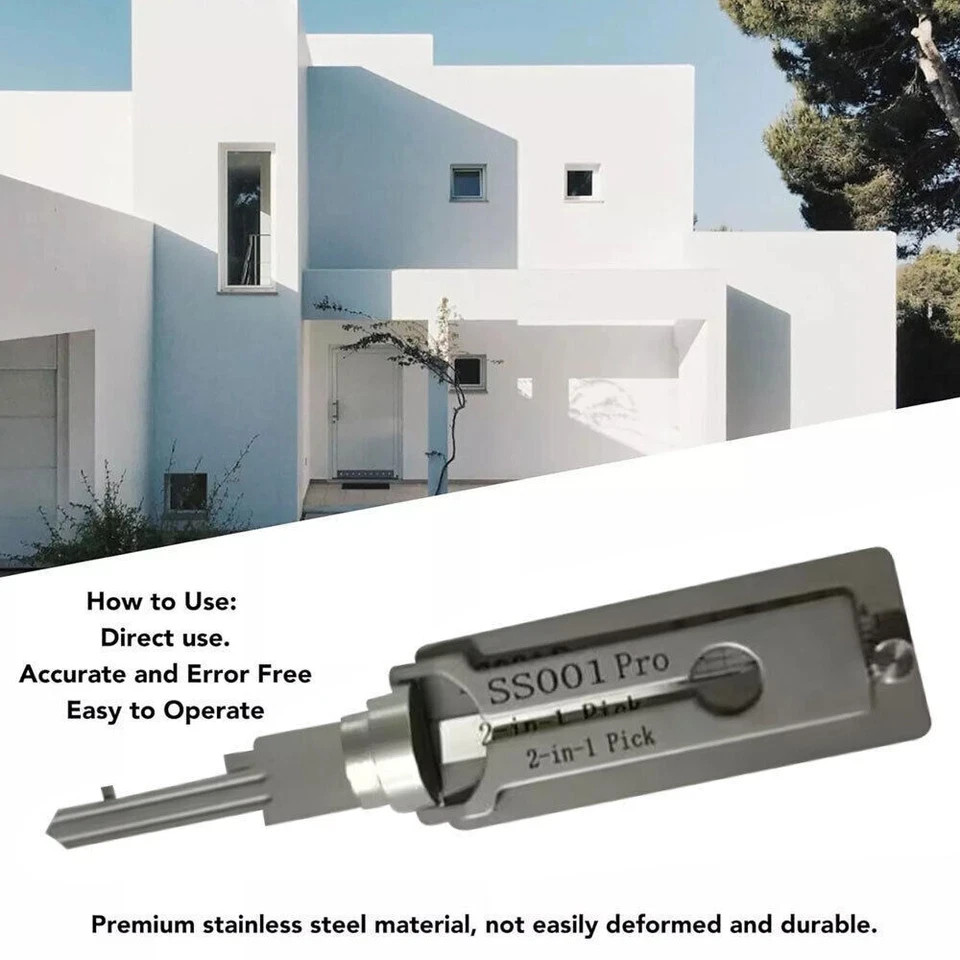 2 in1 Key Decoder Precision Hook Pickup Kit for SC1 SC4 KW1 AM5 M1MS2 LW5