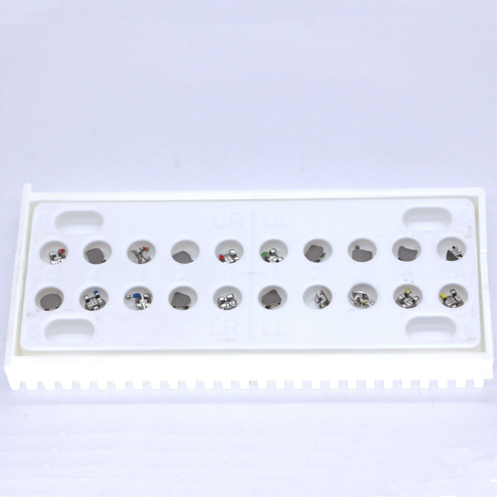 Bomaoer dental orthodontic bracket brace standard red 0.022″ 3 hook sandblasted