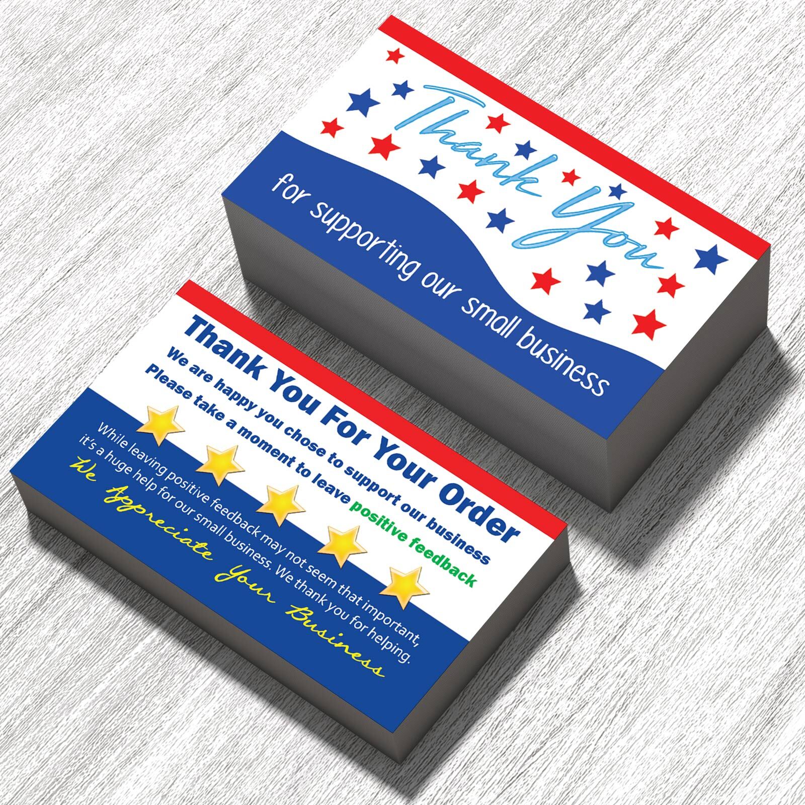 for eBay Thank You Cards Supporting Our Small Business For Your Order Purchase