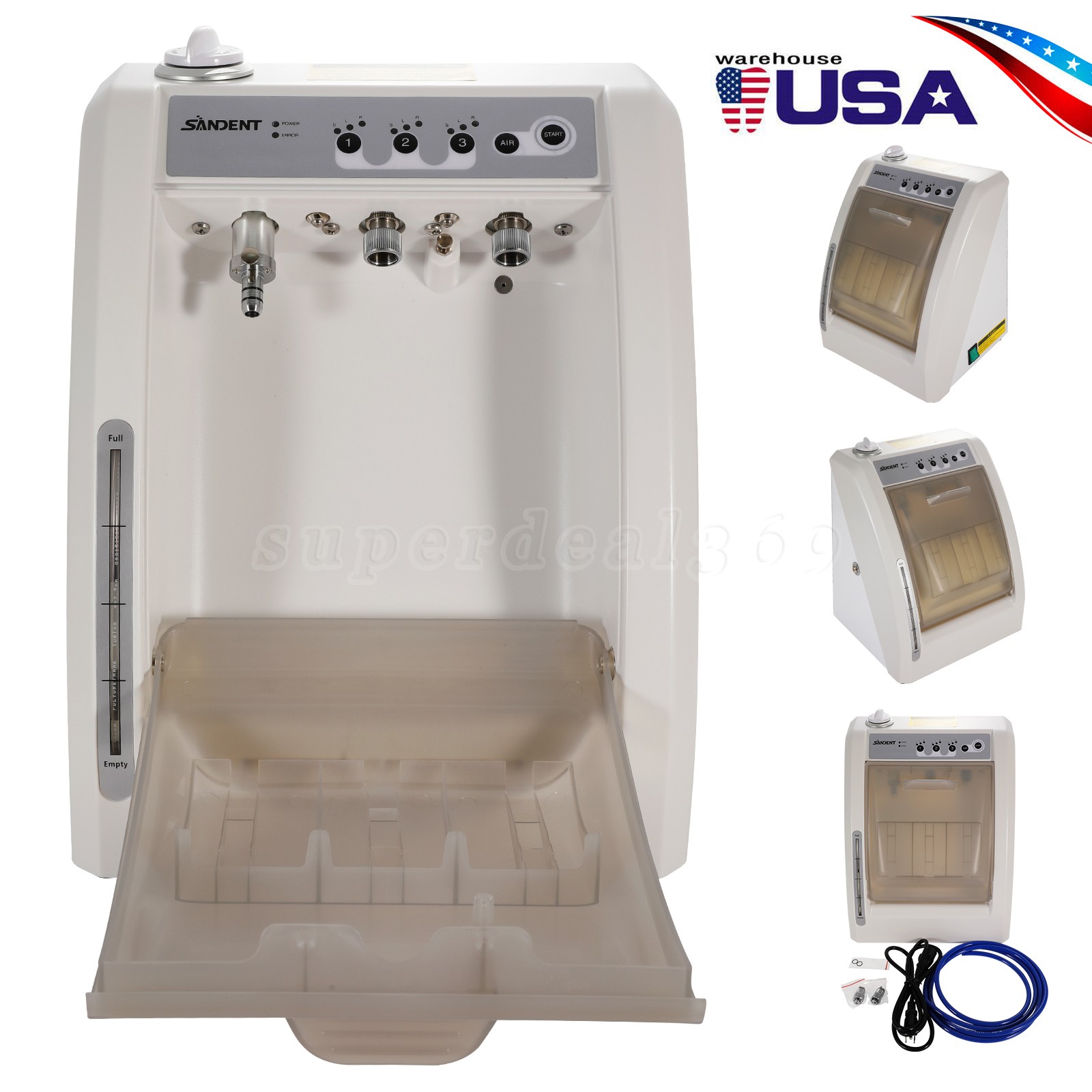 Dental Handpiece Cleaning & Lubricating Machine High Low Speed Lubricating Oil