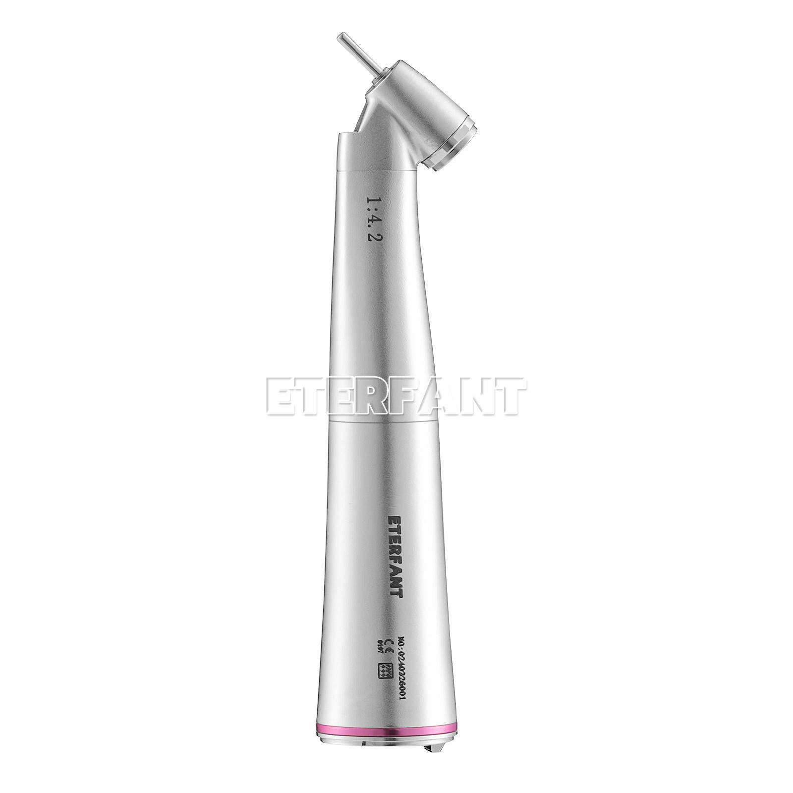 ETERFANT Dental 1:1 /1:4.2 Optic Fiber LED Contra Angle Straight Nose Handpiece