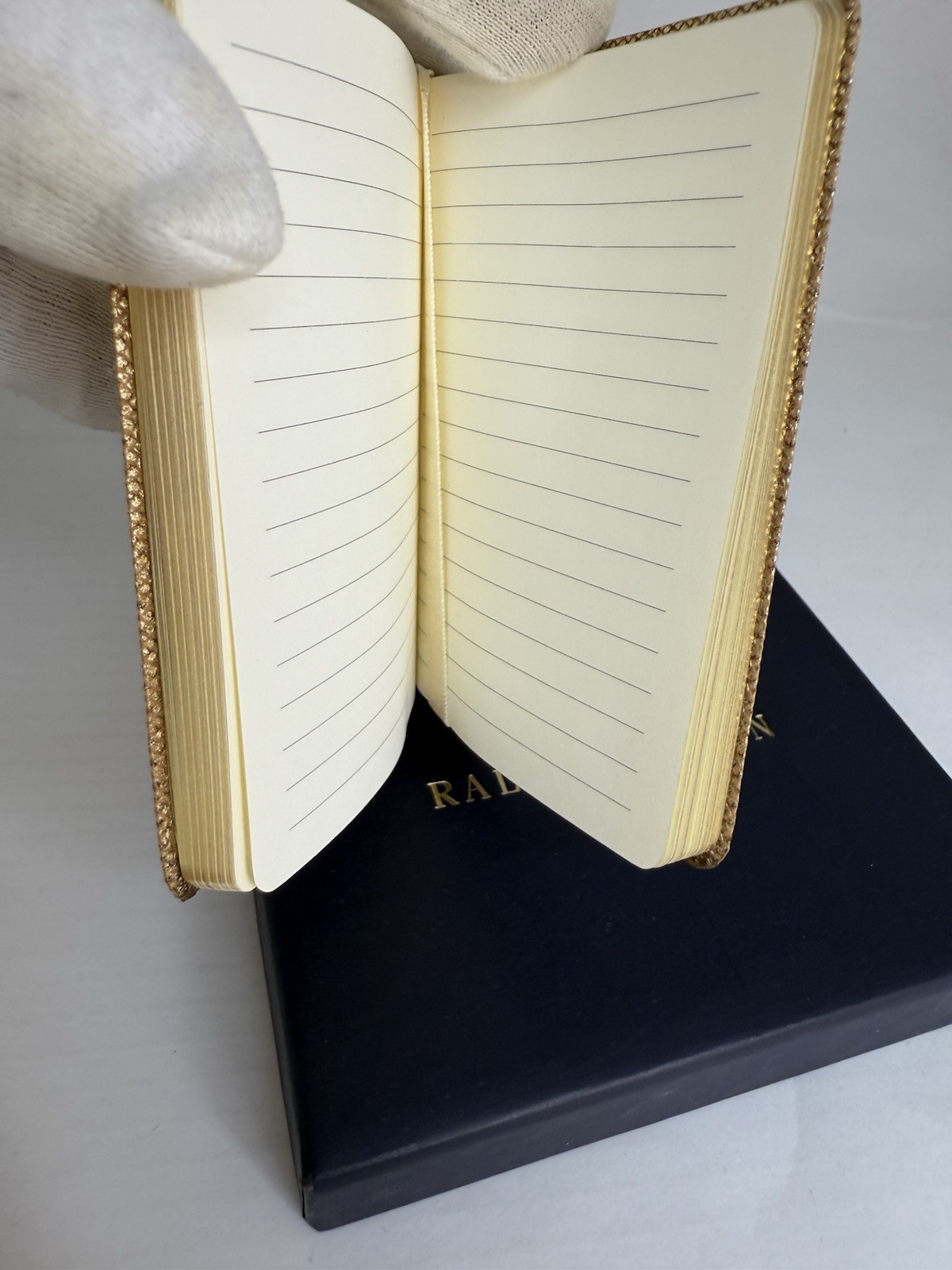 Ralph Lauren Boxed Branded Mini Notebook By Post Miniatures