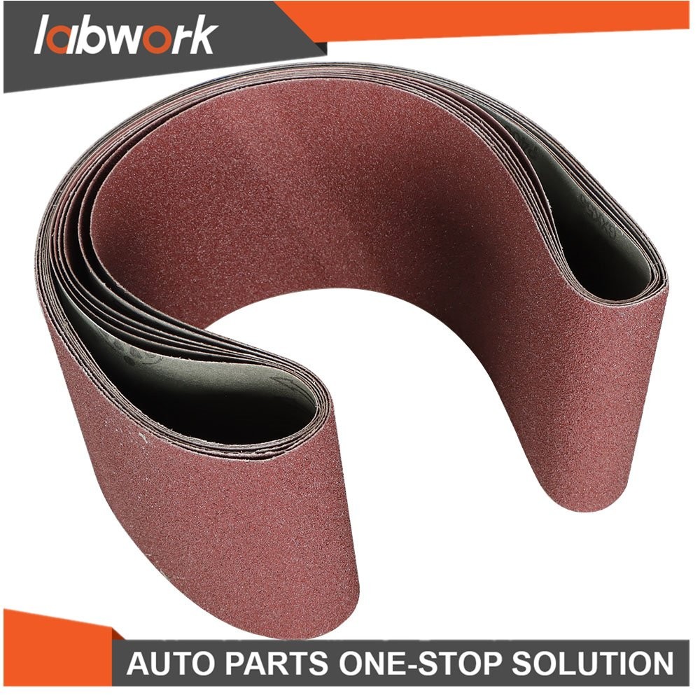 Labwork Belts Sander Sandpaper 6 Pack 6Inch X 48Inch 60 80 120 150 240 400 Grits