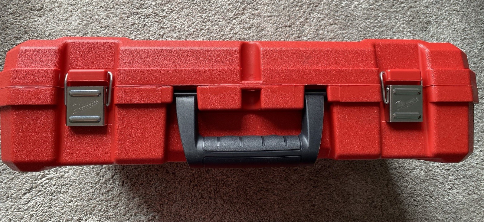 New Milwaukee M12 Force Logic Press Tool Case Only 2473-20 Unused Hard Carry Box