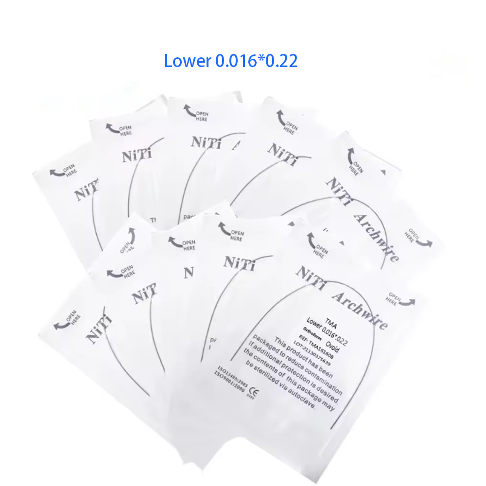 Dental Orthodontic TMA Beta Ti-Mo Arch Wires Ovoid Rectangular 1pc/pack