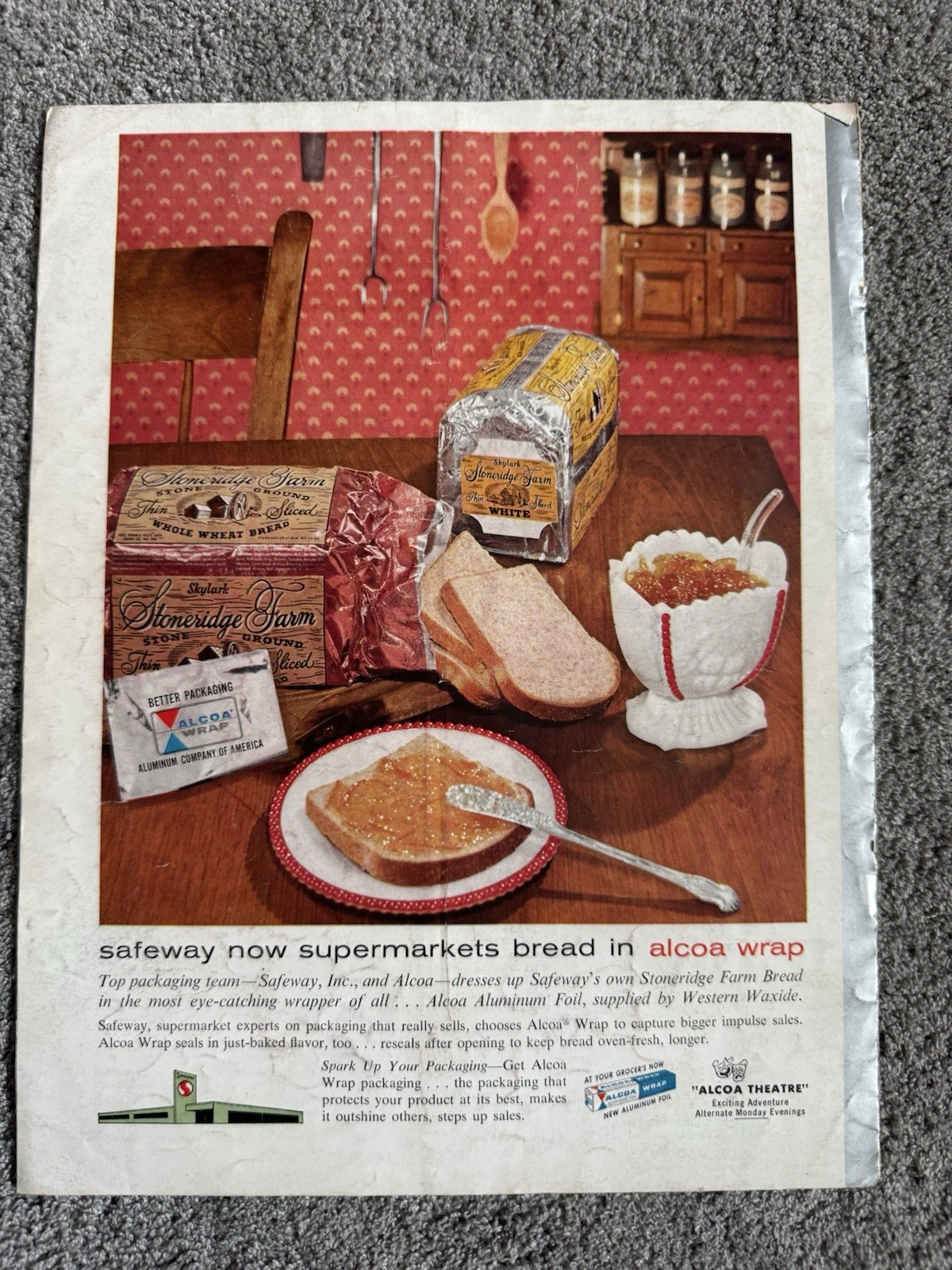 Vintage 1958 Alcoa Aluminum Advertising Brochure Magazine