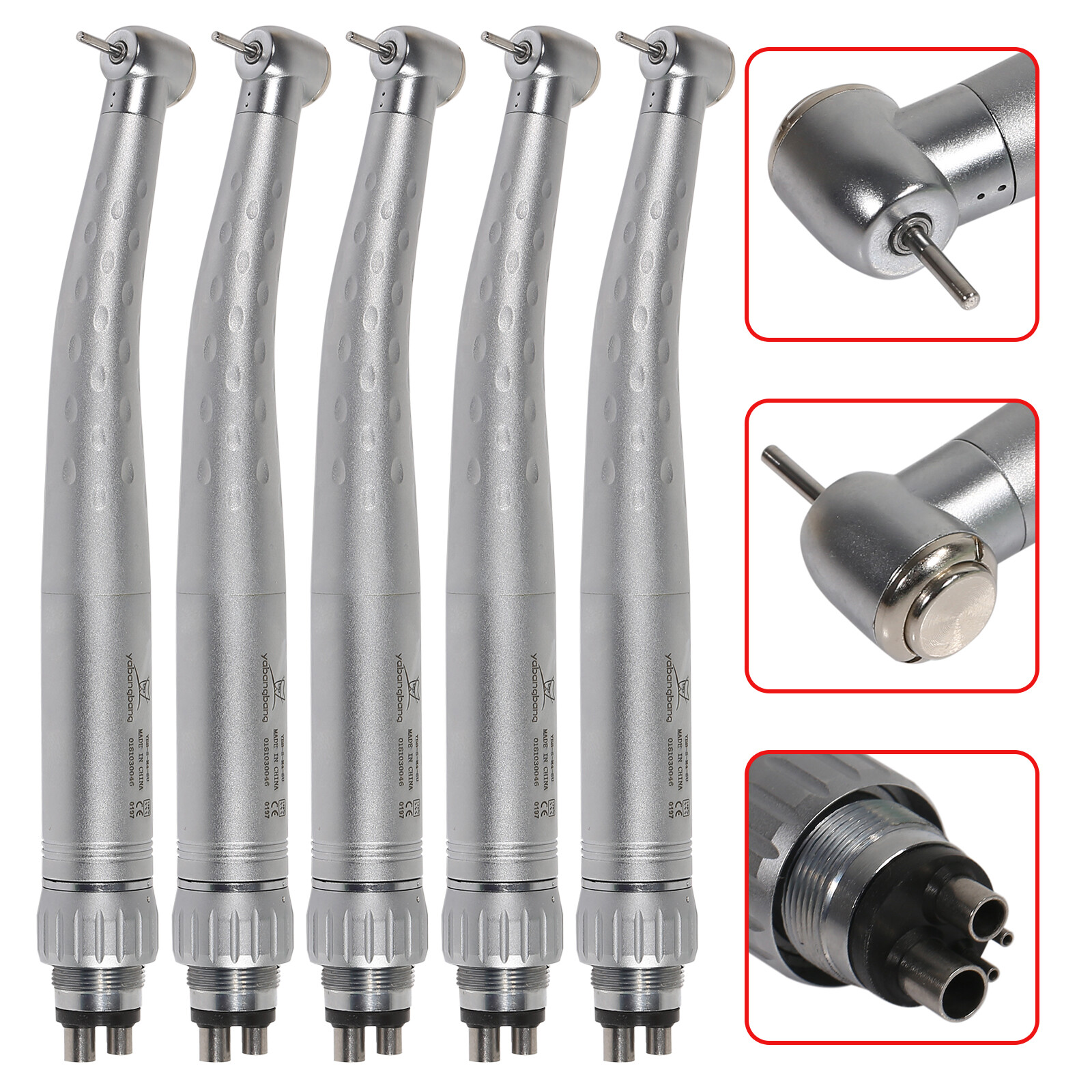 1-5* KaV Style Dental High Speed Handpiece GB4 /4Hole Quick Coupler Swivel