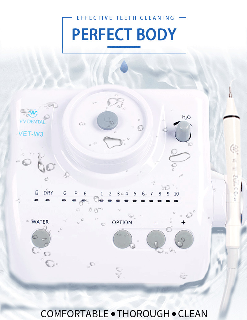 Dental Ultrasonic Piezo Scaler w/ Auto Water Supply Bottle Tooth Whitening Tools