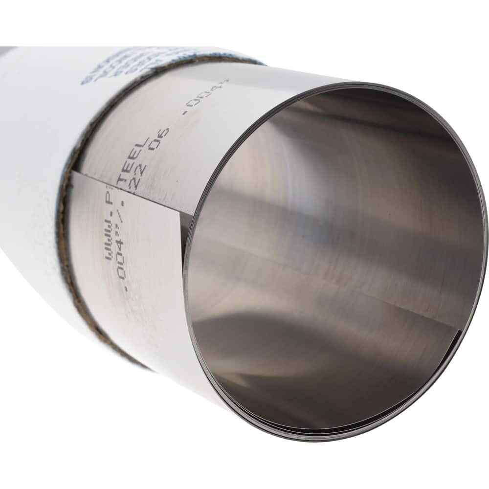 Shim Stock: 0.004” Thick, 100” Long, 6″ Wide, 1010 Low Carbon Steel
