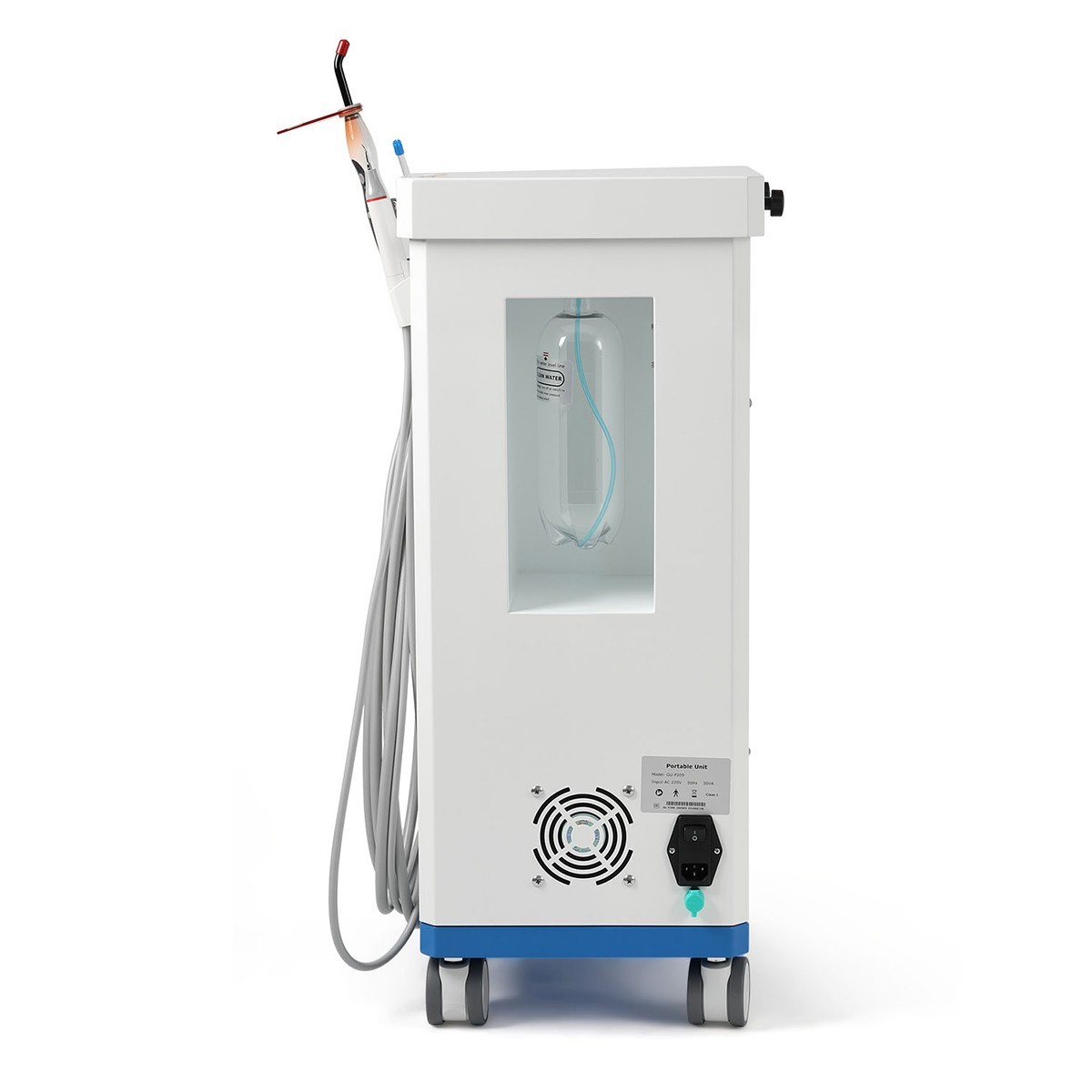 FDA Portable Dental Delivery Unit Suction Air Compressor Cart/ Handpiece kit