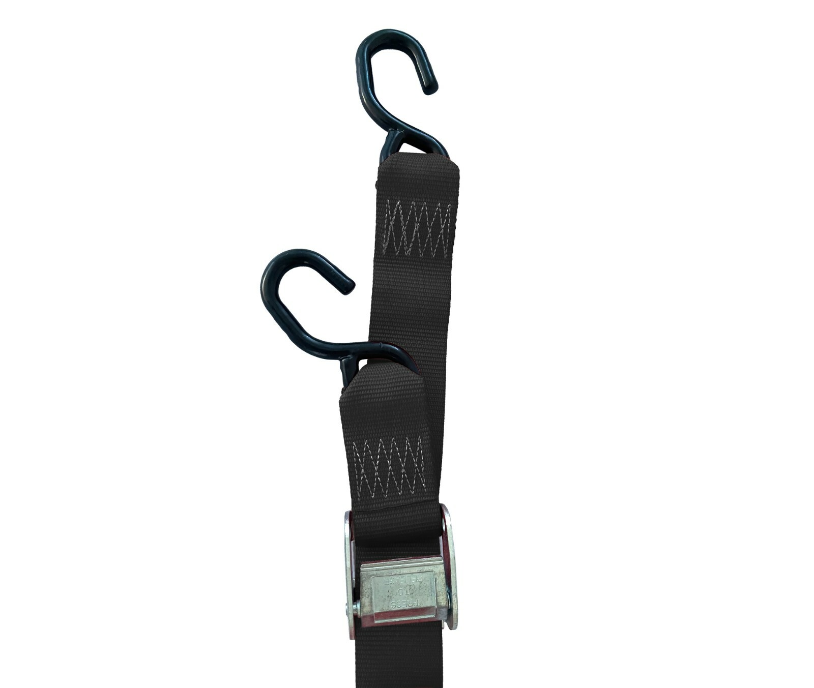 2 Pack 2″x6′ Cam Buckle Tie Down Strap w/S Hook for Motorcycle Boat Trailer Bike