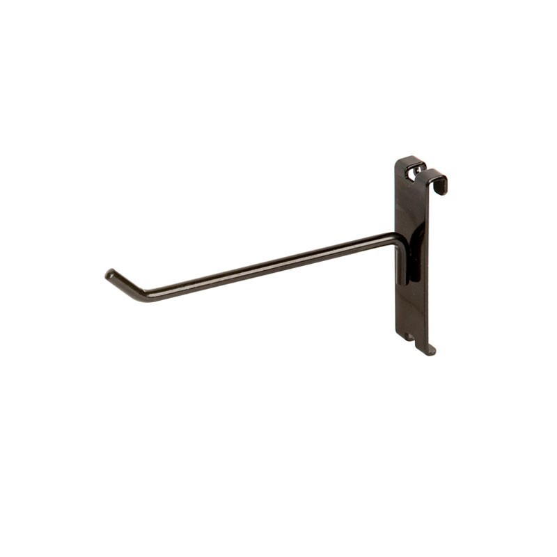 Gridwall Hooks: 1″, 2″, 4″, 6″, 8″, 10″, 12″ – Black, White, Chrome – FREE SHIP!